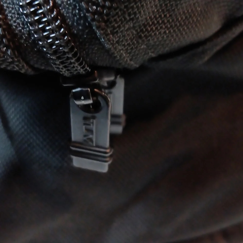 Tumi Alpha  Black Ballistic Nylon Bag